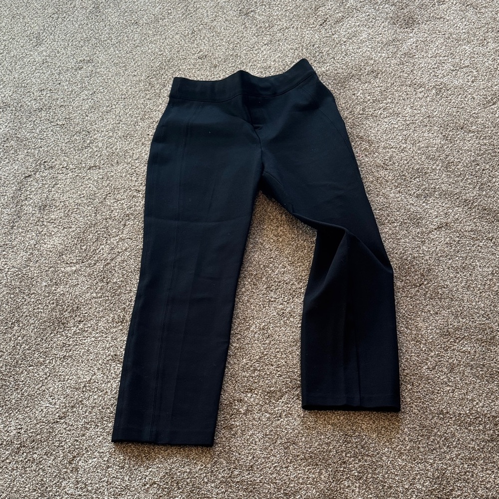 Black Stretch Pull-On Pants